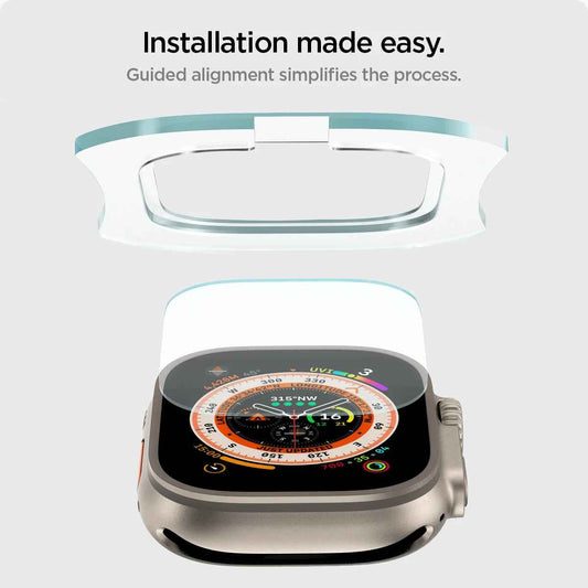 Apple Watch Ultra 49mm Tempered Glass Screen Protector