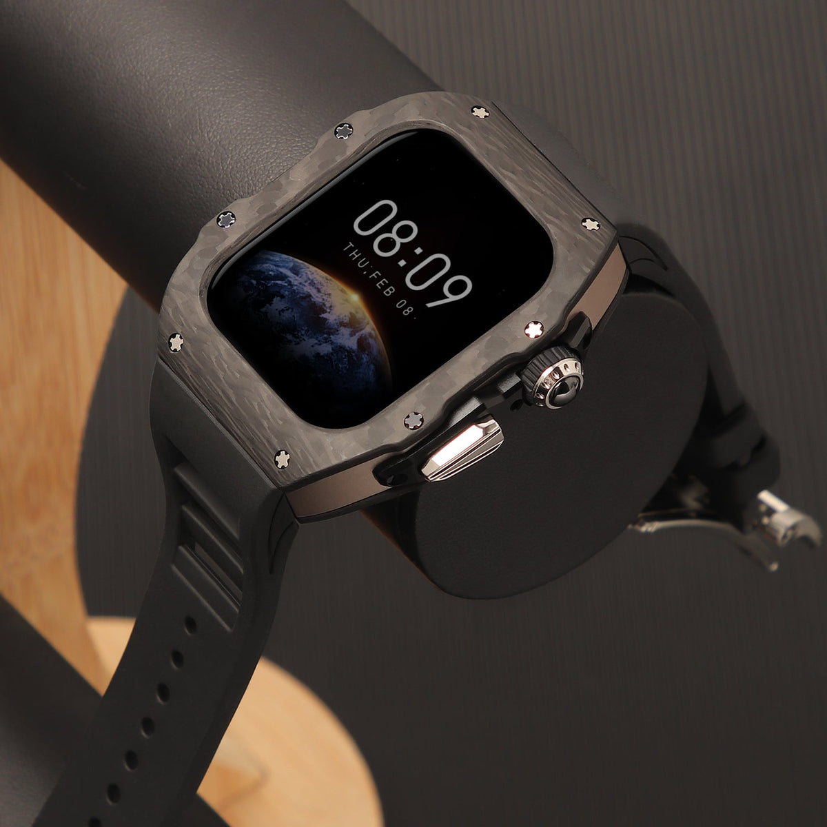 Luxury Mod Kit for Apple Watch 10/11 (42/46mm) - Titanium Edition