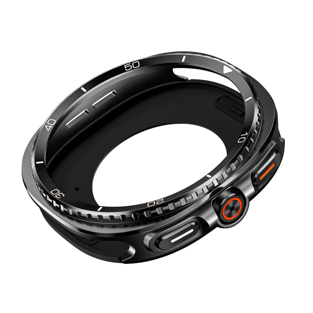 Premium Metal Case for Samsung Galaxy Watch 8 44mm 40mm, Heavy Duty Protective Cover
