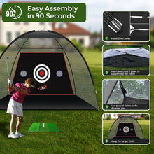 Load image into Gallery viewer, Golf Practice Net - Tent Style (10ft x 7ft)
