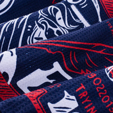 Load image into Gallery viewer, Skull Note Utility Towel (Blue)
