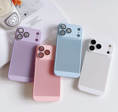 Breathable Mesh iPhone Case – Full Lens Protection | iPhone 13–17