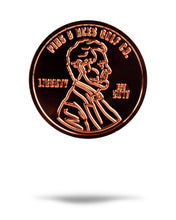Load image into Gallery viewer, Pins &amp; Aces Penny Ball Marker
