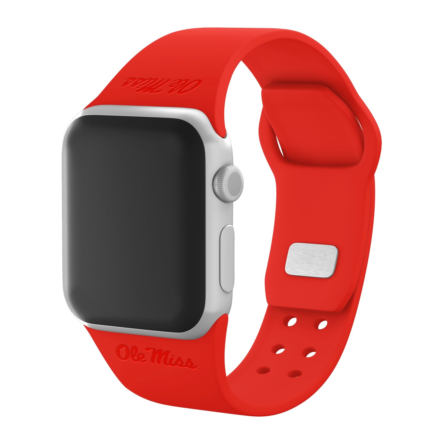 Mississippi Ole Miss Rebels Engraved Apple Watch Band