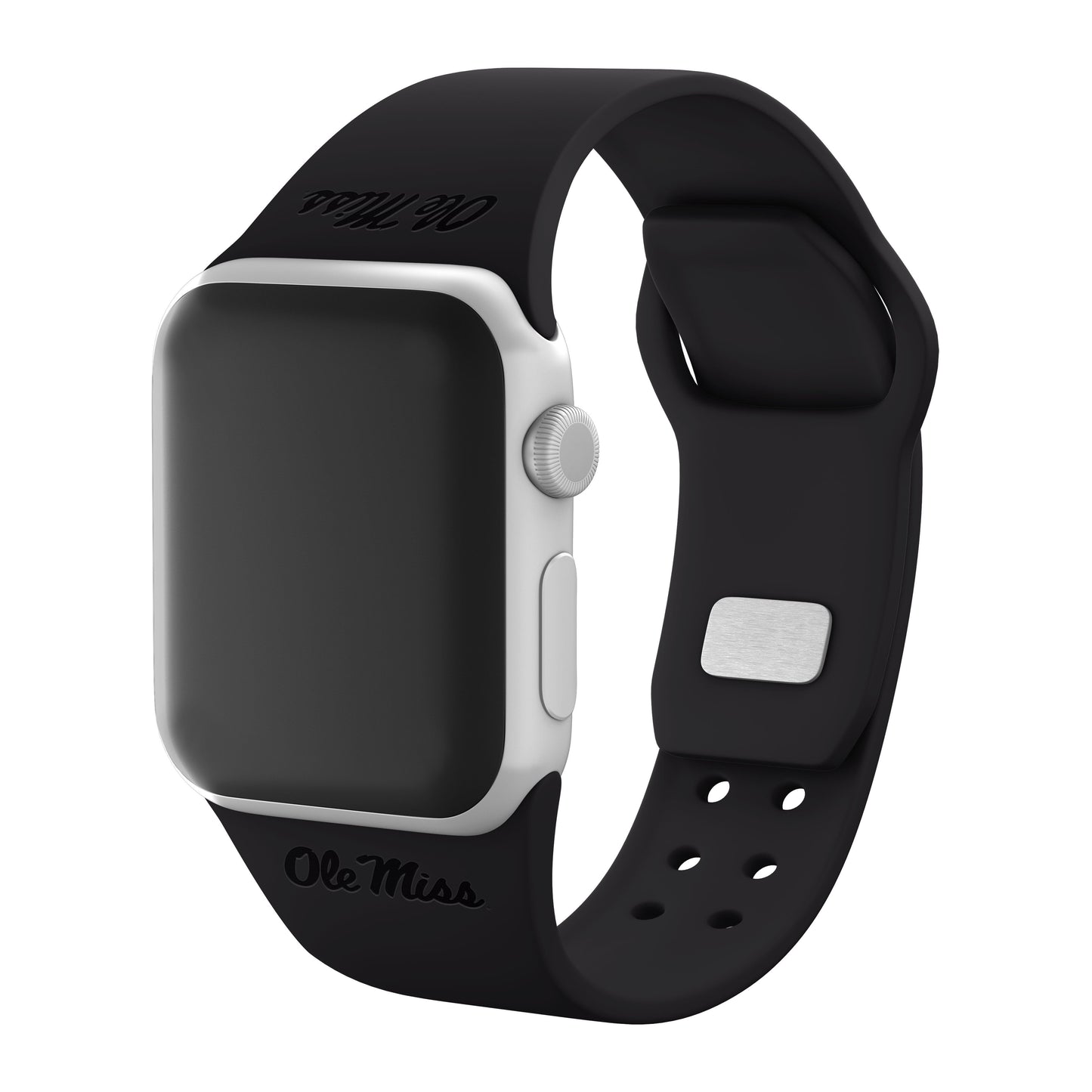 Mississippi Ole Miss Rebels Engraved Apple Watch Band