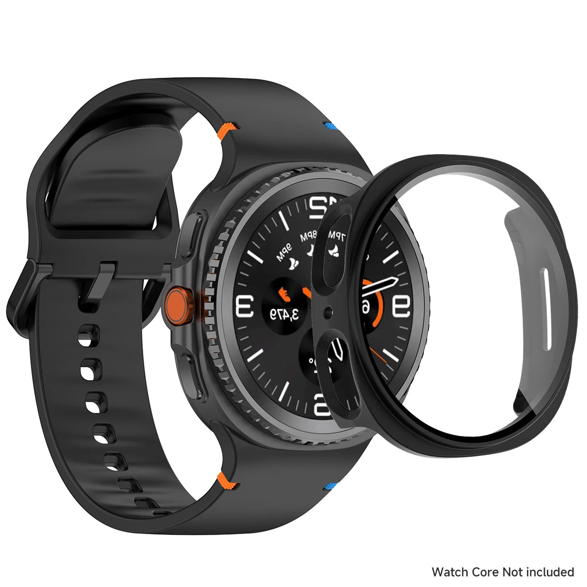 Case+Silicone Strap For Samxung Galaxy Watch 8 40MM, 44MM