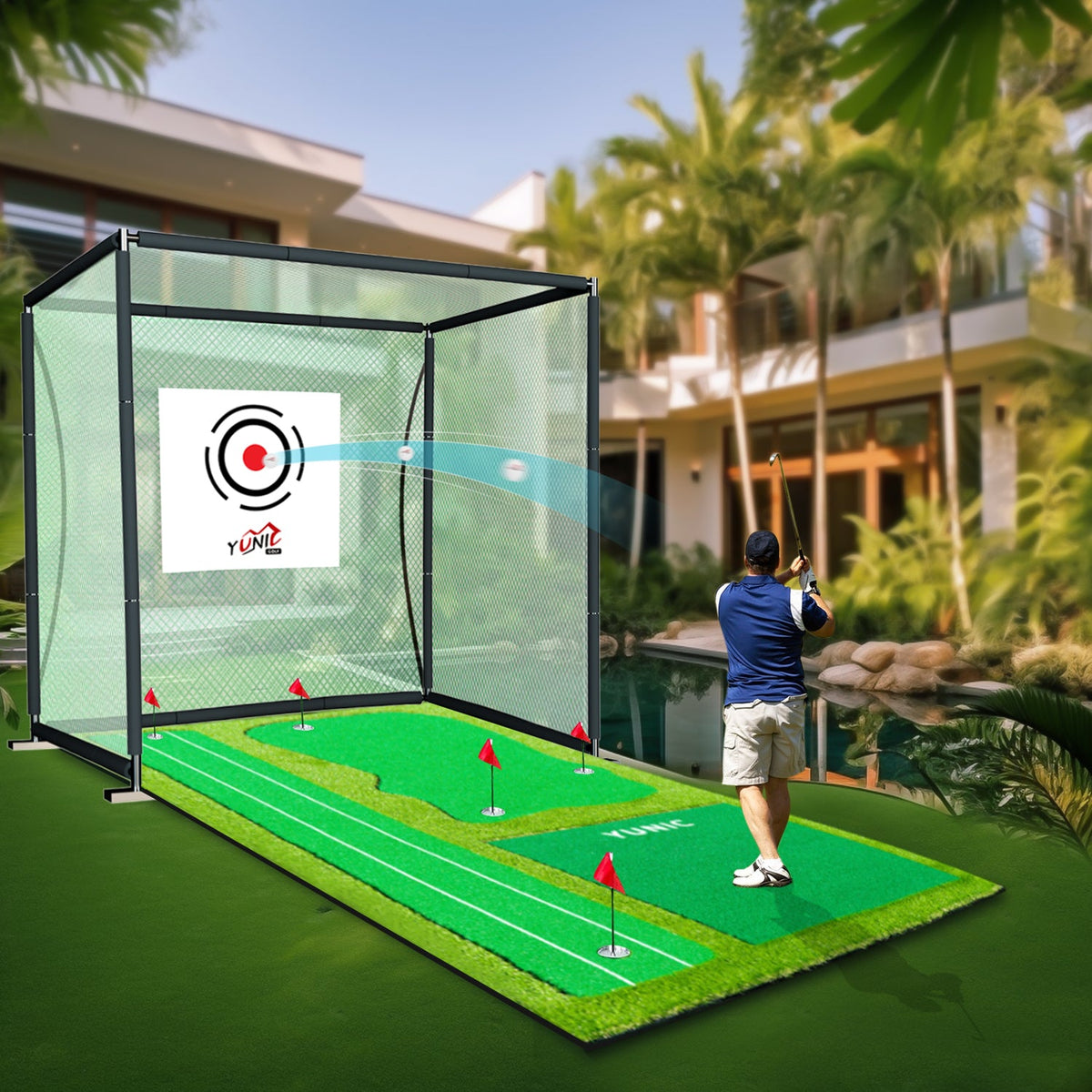 Golf Putting Green (16ft, Style A)