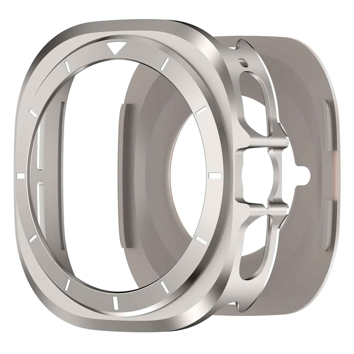Samsung Galaxy Watch Ultra 47mm Metal Case - Anti-Fall Hard Alloy Frame + Protective