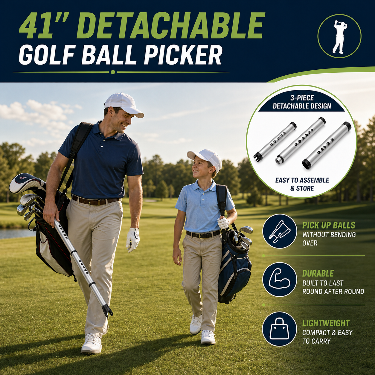 Golf Ball Picker (Detachable)