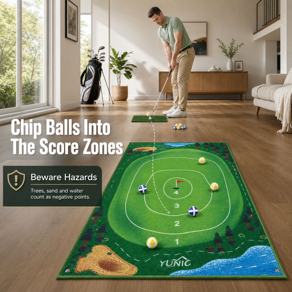 Chip N' Stick Golf Games with Chip N' Stick Golf Balls