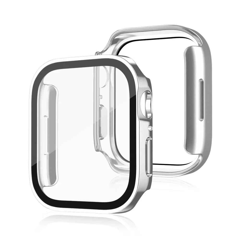 Case for Apple Watch 11, 10, 9, 8, 7, 6, 5, SE Screen Protector Glass+Cover