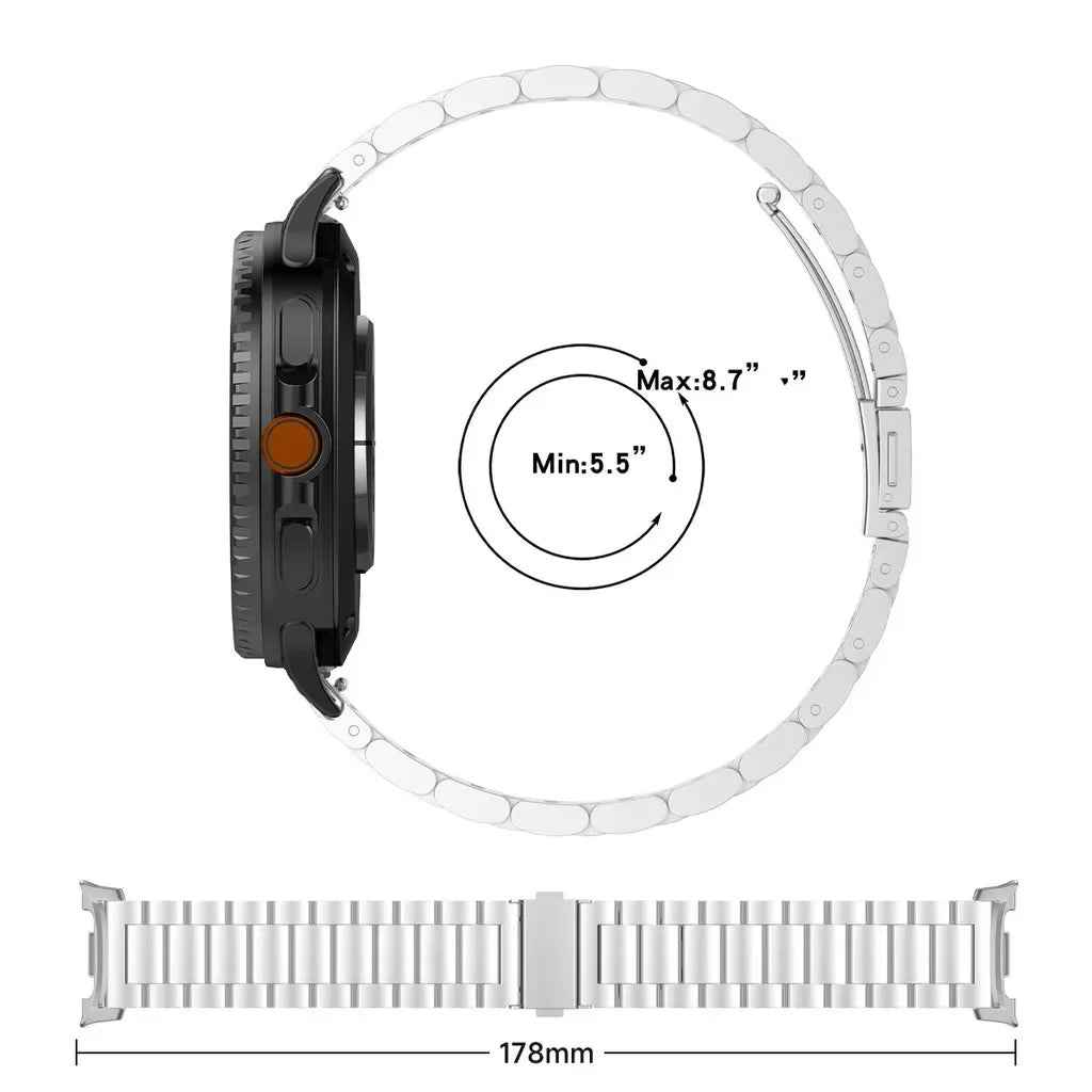 Luxury Stainless Steel Integrated Band for Samsung Galaxy Watch 8 & 7 I 40MM, 44MM, 46MM, 47MM