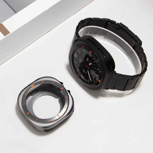 Samsung Galaxy Watch Ultra 47mm Metal Case - Anti-Fall Hard Alloy Frame + Protective
