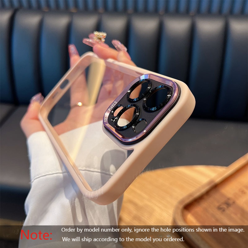 iPhone Magnetic Eagle Eye Metal Lens Ring Transparent Case – iPhone 17 / 16 / 15 / 14 / 13 / 12