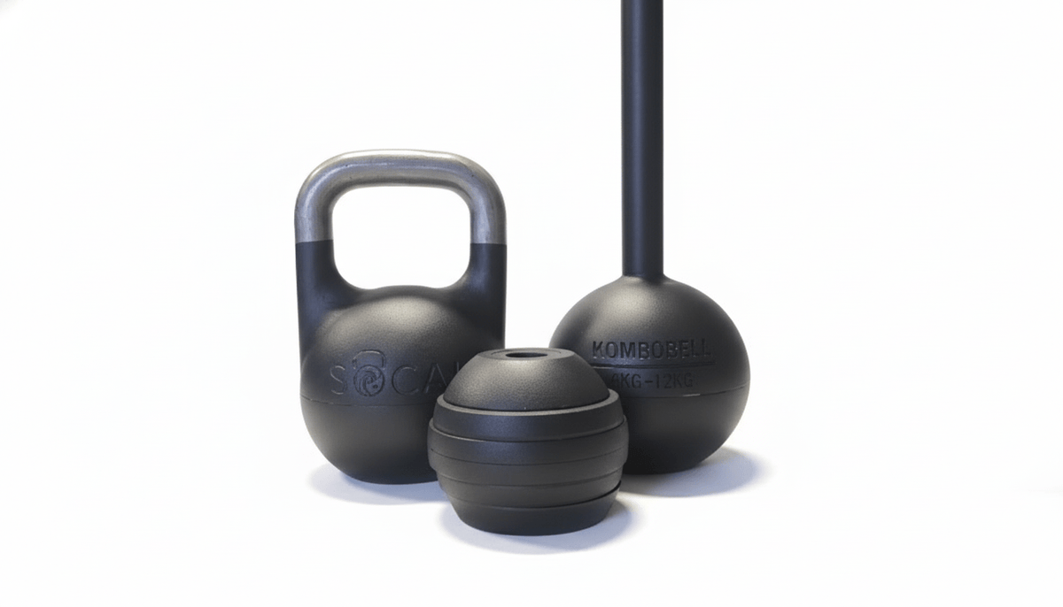 Adjustable Mace & Kettlebell System, 6–12 kg | KOMBOBELL Jr.