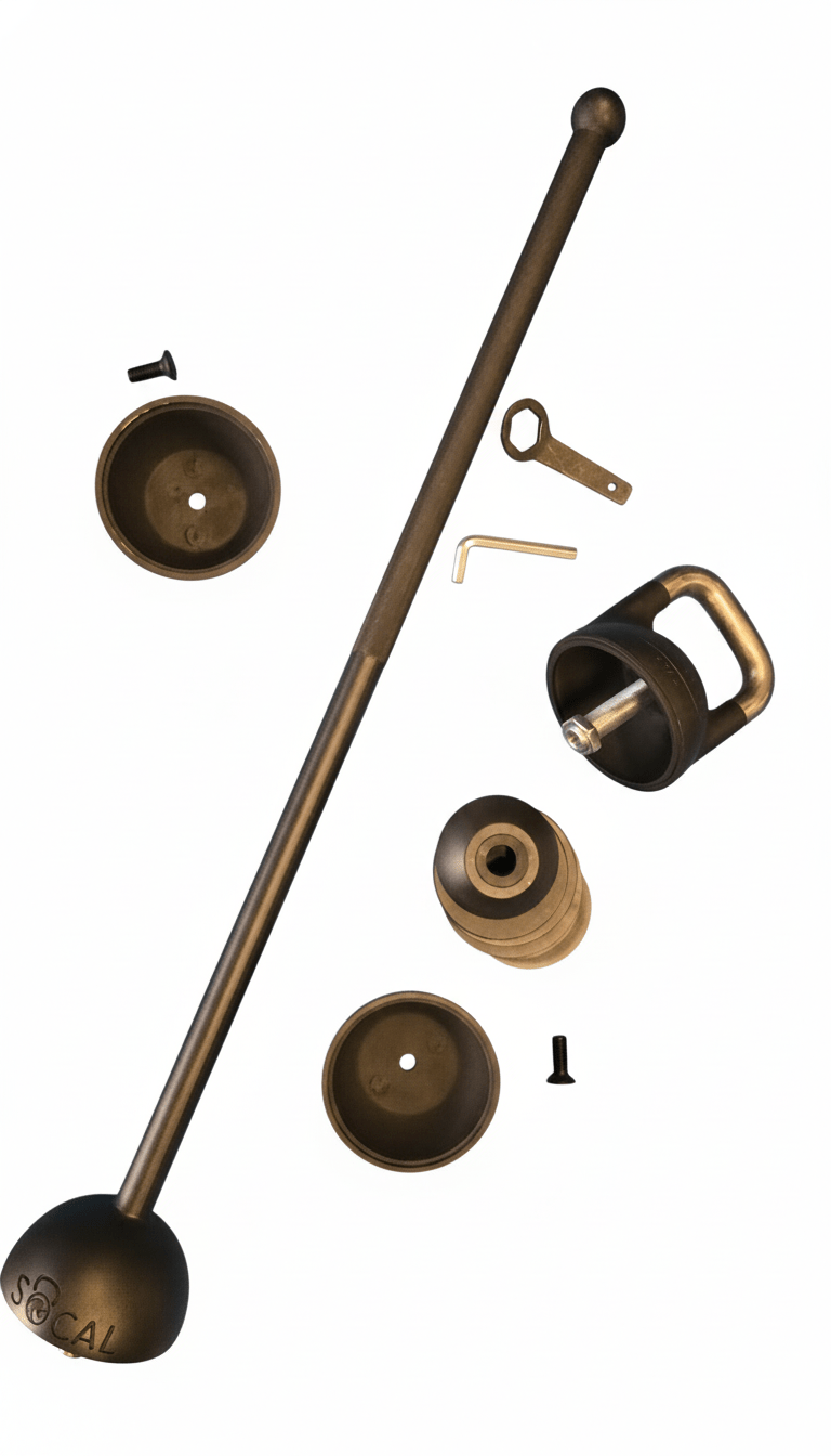 KOMBOBELL Jr. – 6–12 kg (13–26 lb) Adjustable Kettlebell & Macebell System