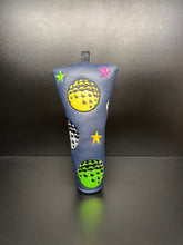 Load image into Gallery viewer, Multicolor Stars and Golf Balls Headcover
