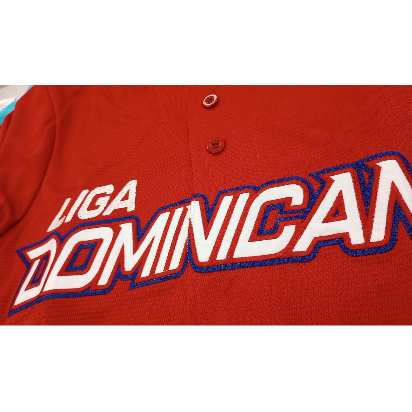 Men's Serie del Caribe 2024 OFFICIAL Dominicana Jersey - Red/Red