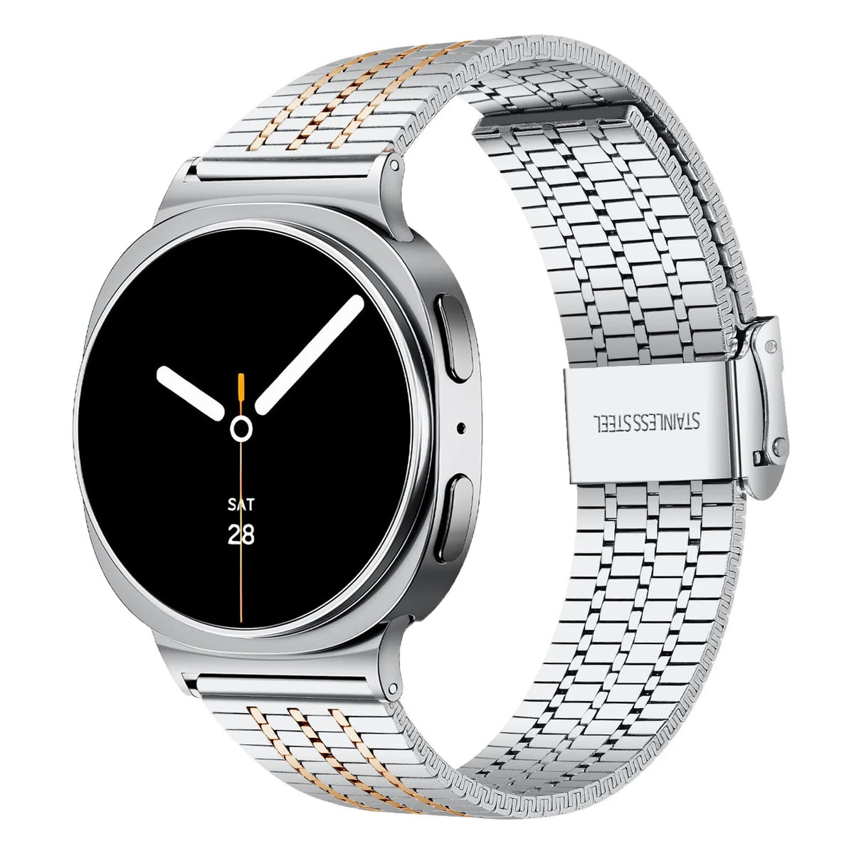 Steel Band For Samsung Galaxy Watch 8 Classic 46MM, Galaxy Watch 8, 40MM, 44MM, Ultra 47MM