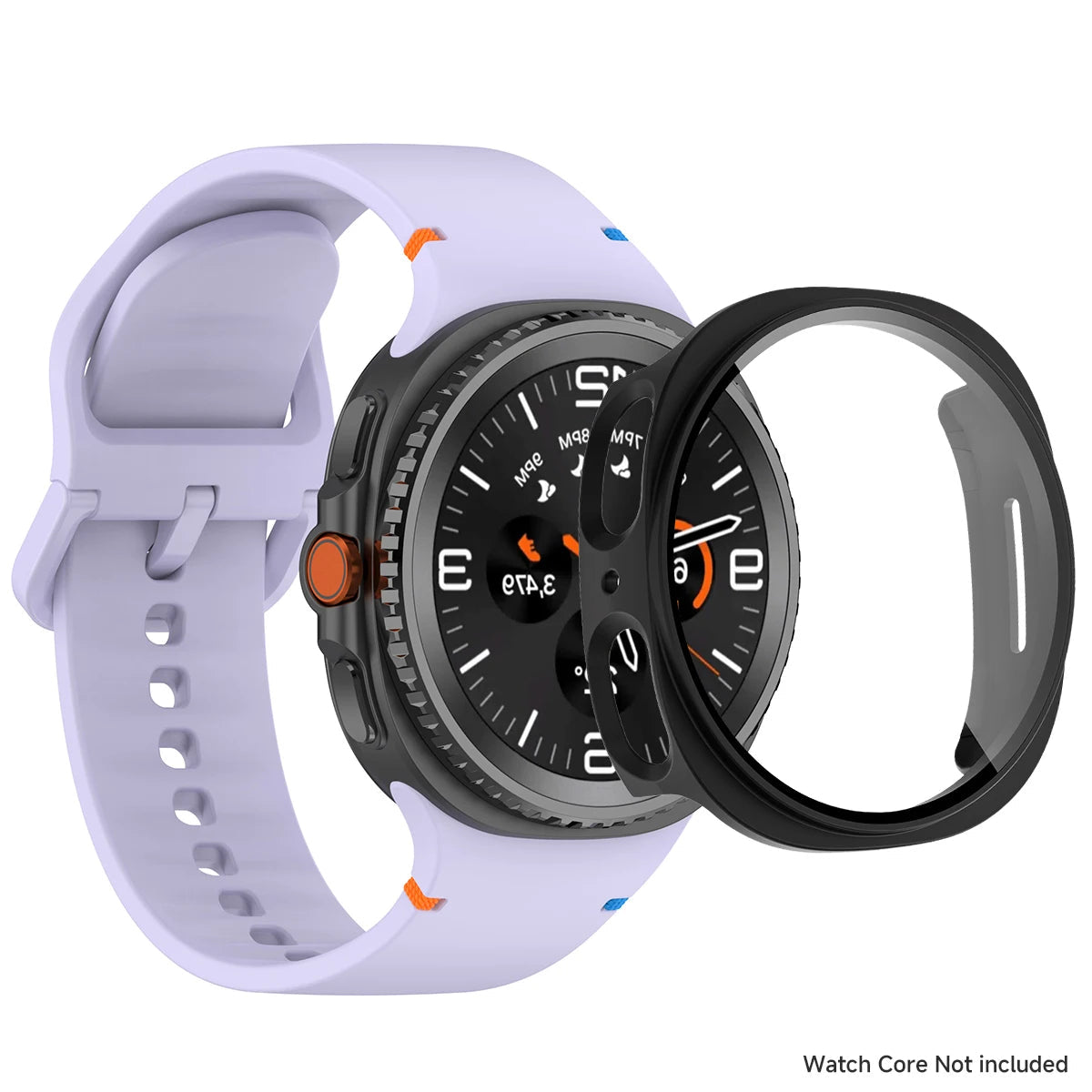 Case+Silicone Strap For Samxung Galaxy Watch 8 40MM, 44MM