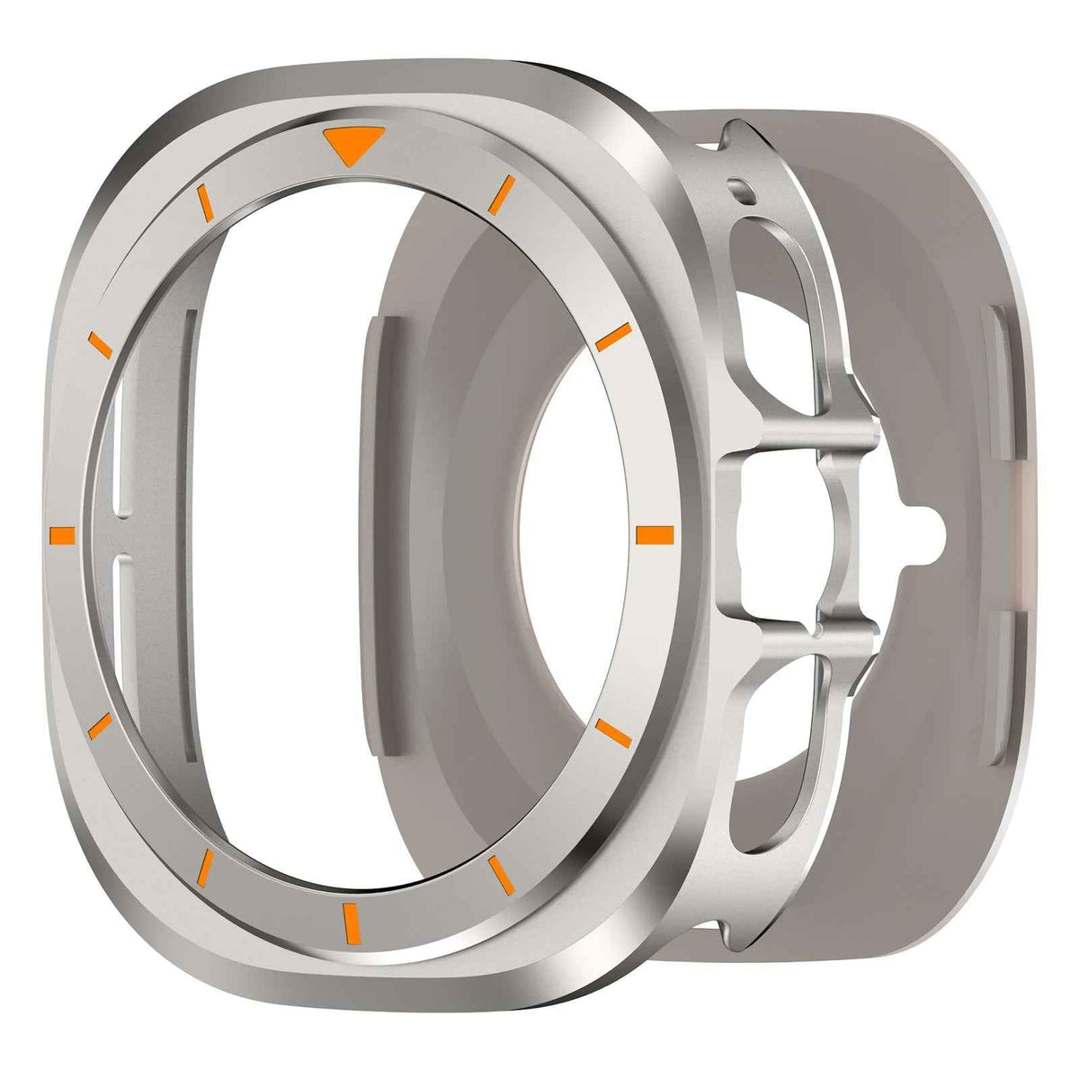 Samsung Galaxy Watch Ultra 47mm Metal Case - Anti-Fall Hard Alloy Frame + Protective