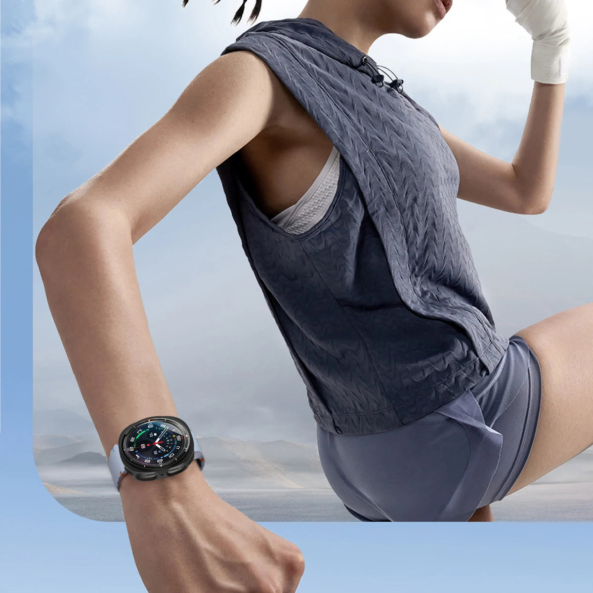 Case+Silicone Strap For Samxung Galaxy Watch 8 40MM, 44MM