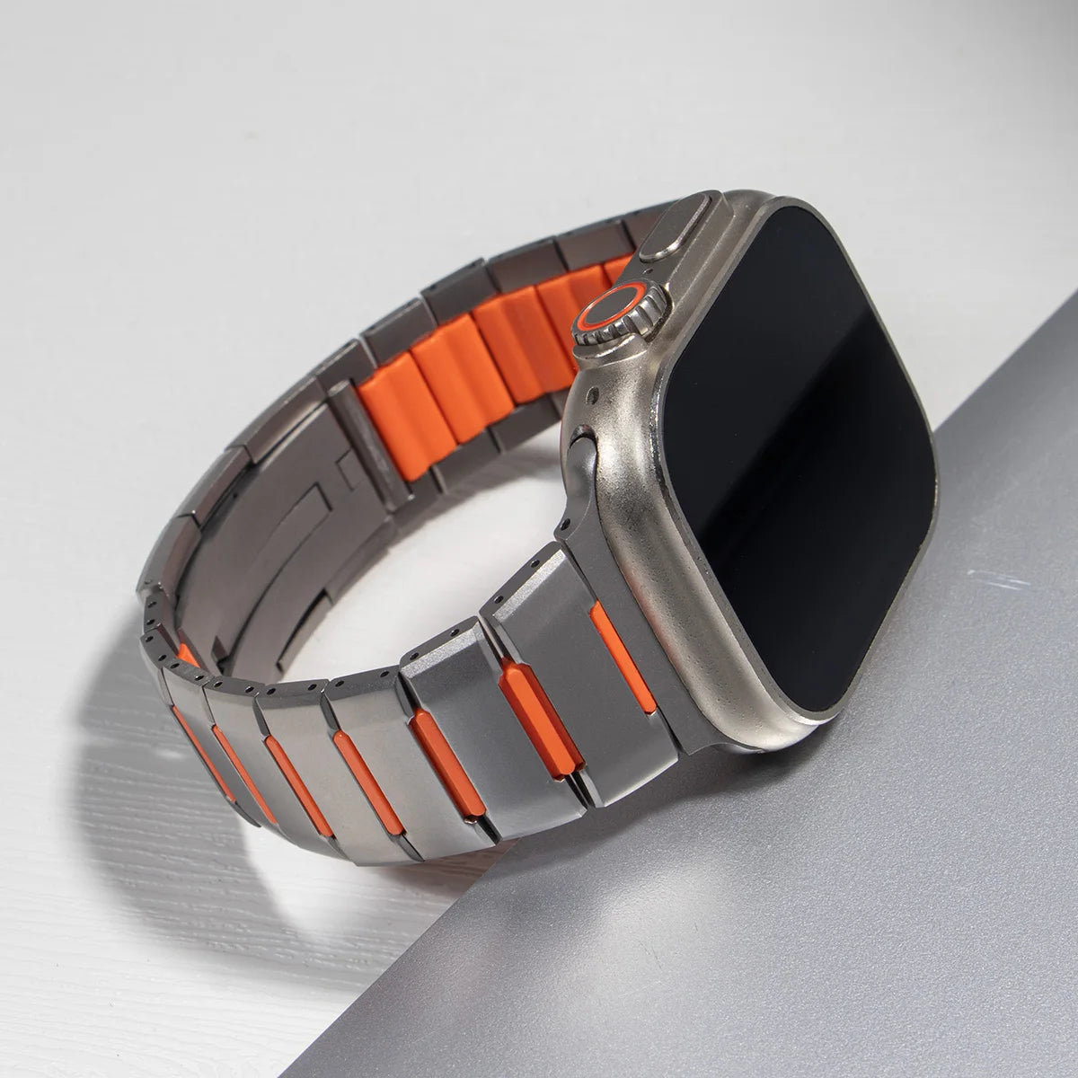 Steel & Silicone Apple Watch Band Series 11/10/9/8/7/6/5/4/ SE / Ultra 1/2/3