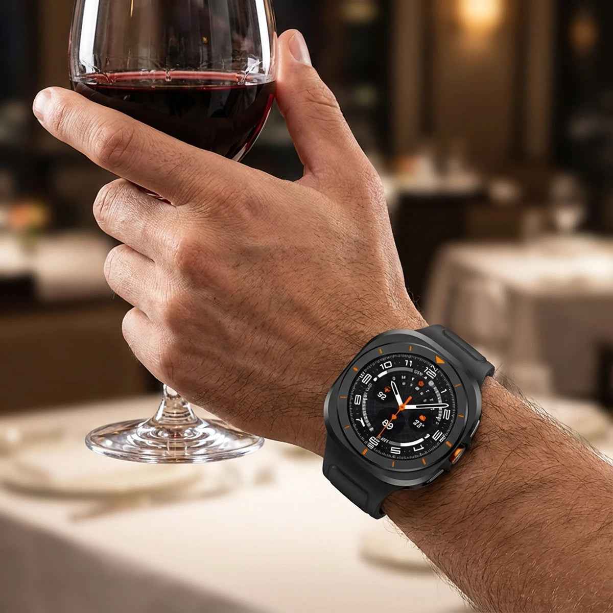 Samsung Galaxy Watch Ultra 47mm Metal Case - Anti-Fall Hard Alloy Frame + Protective