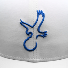 Load image into Gallery viewer, White/Blue Eagle Performance Hat
