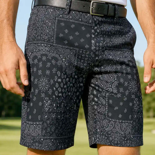 Hustler Cool-Stretch Men's Golf Shorts (Black)