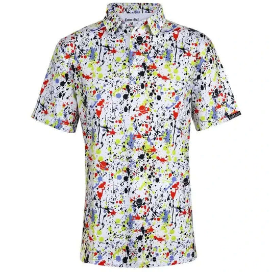 Cool-Stretch Men's A-Game Golf Shirt – White