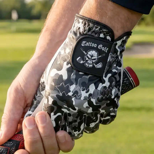 Camo Cabretta Leather Men's Golf Glove