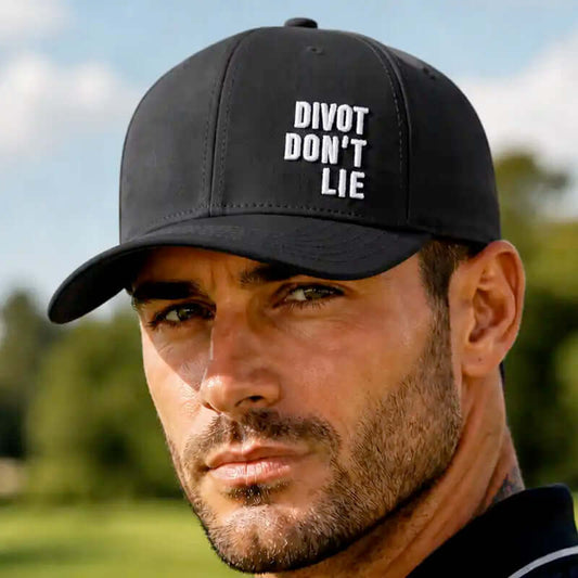 Divot Don't Lie Golf Hat (Black)
