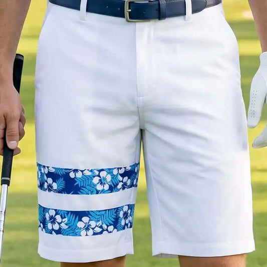 Zuma Cool-Stretch Men's Golf Shorts (Zuma White)