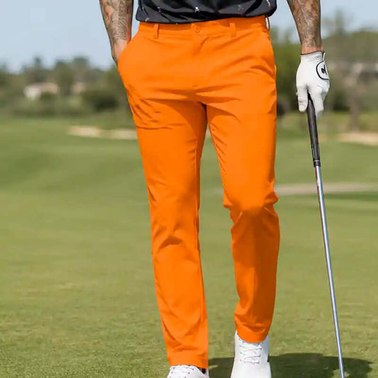 OB Performance Men's Golf Pants (Orange)