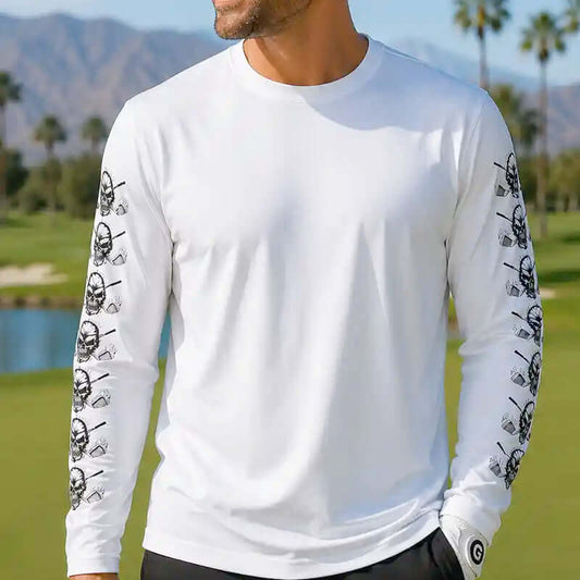 Golf Undershirt Long Sleeve (White)