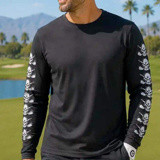 Golf Undershirt Long Sleeve (Black)