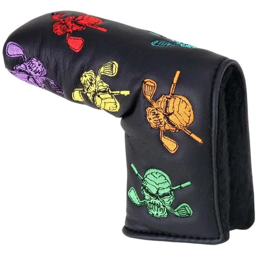 Dancing Skulls Putter Cover - Blade Style (Multicolor)