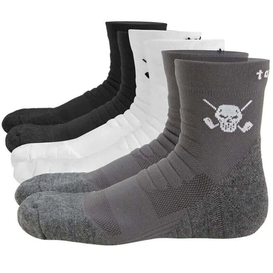 Performance Quarter Cut Golf Socks - 3 Pack