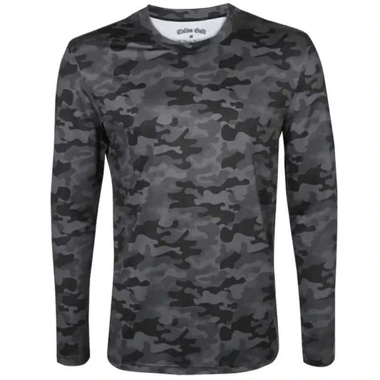 Golf Undershirt Long Sleeve (Camo/Black)