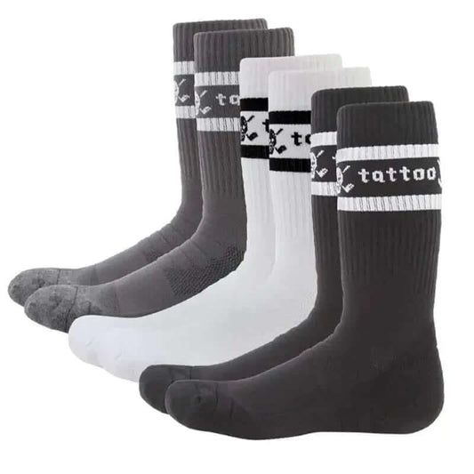 Performance Crew Cut Golf Socks - 3 Pack