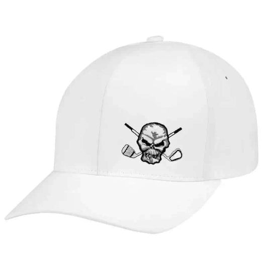 Delta Hybrid Tech Golf Hat (White)