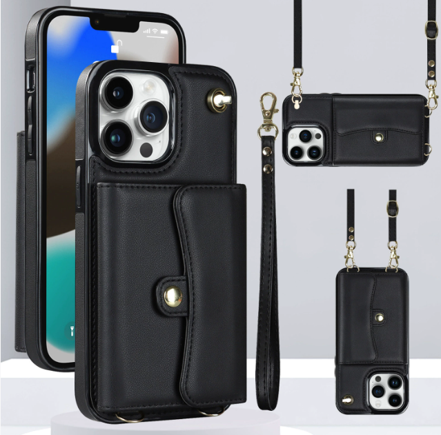 Samsung Galaxy Accordion Card Crossbody Case – S24 / S23 / S22 / S21 / S20 / Note / A Series