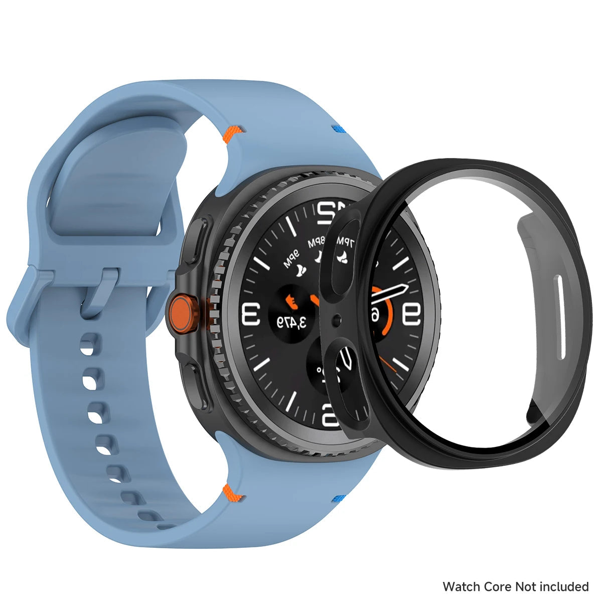 Case+Silicone Strap For Samxung Galaxy Watch 8 40MM, 44MM