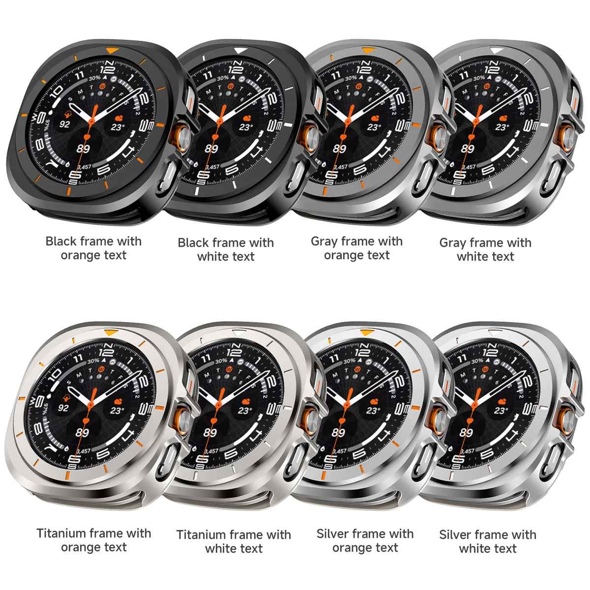Samsung Galaxy Watch Ultra 47mm Metal Case - Anti-Fall Hard Alloy Frame + Protective