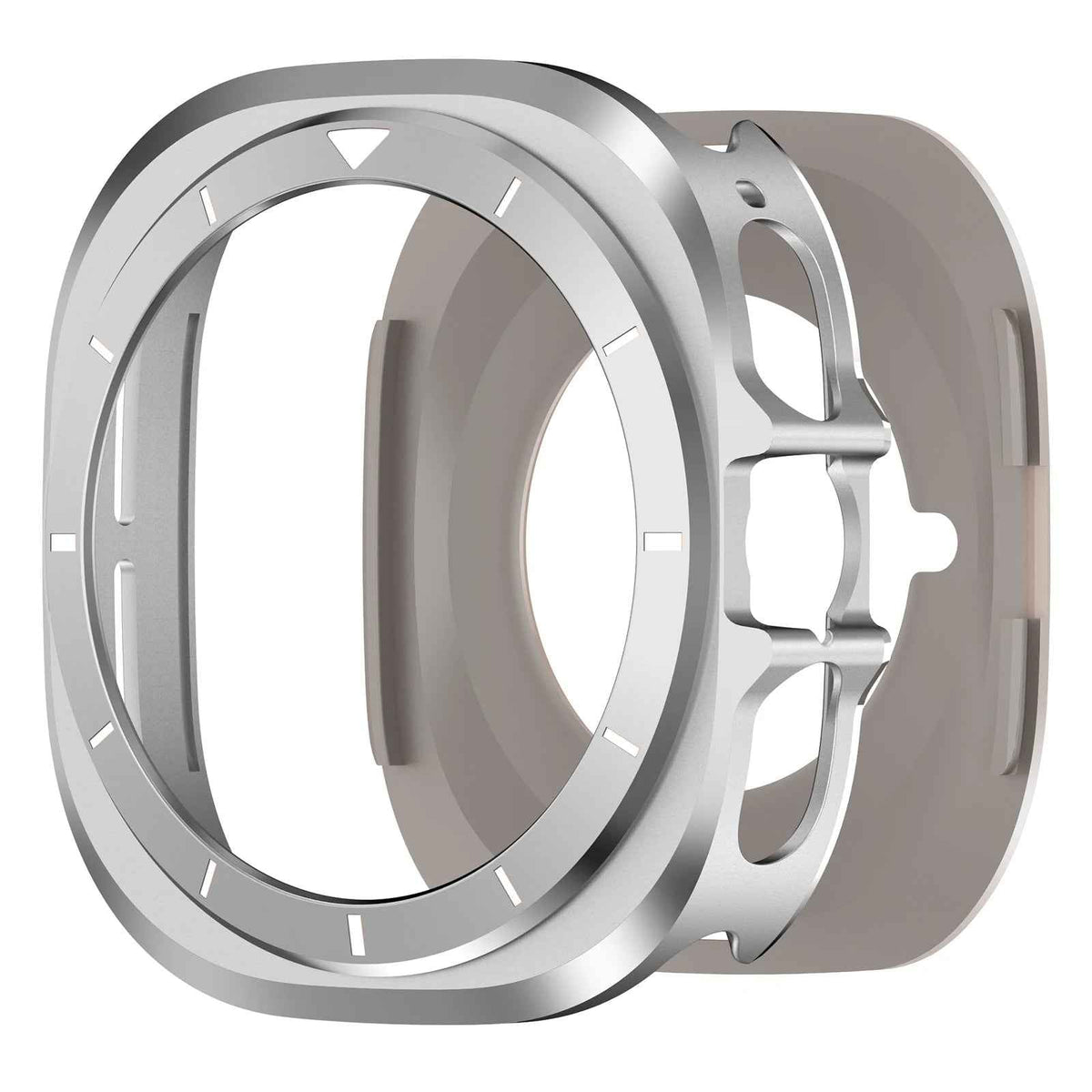 Samsung Galaxy Watch Ultra 47mm Metal Case - Anti-Fall Hard Alloy Frame + Protective