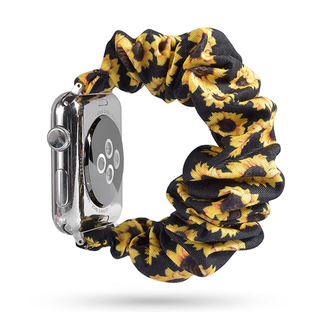Scrunchie Elastic Apple Watch Armband Series 11/10/9/8/7/6/5/4/ SE / Ultra 1/2/3