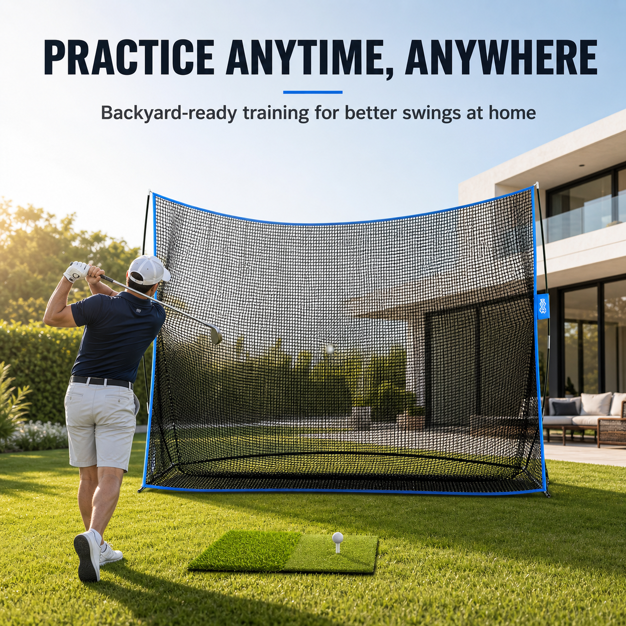 Golf Practice Net - Surface Wall (10ft x 7ft)
