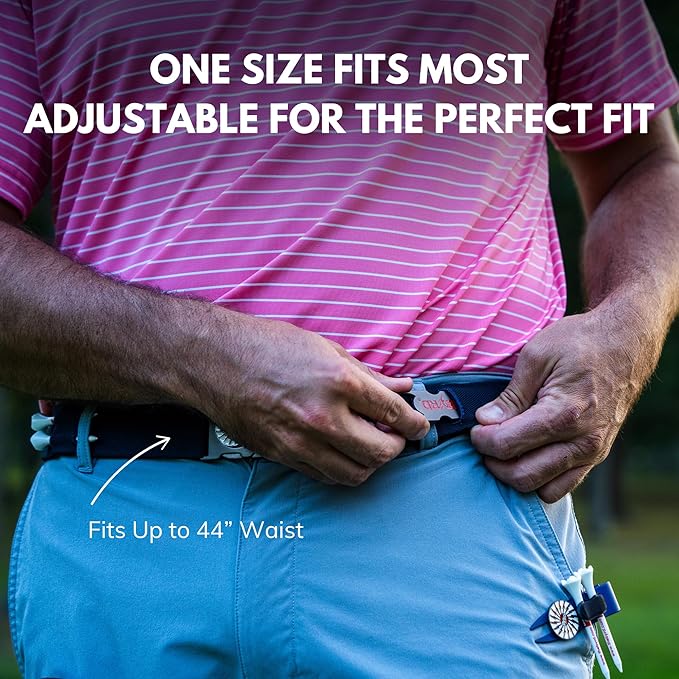 THE BYRD GOLF BELT - Black