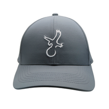 Load image into Gallery viewer, Grey/White Eagle Performance Hat
